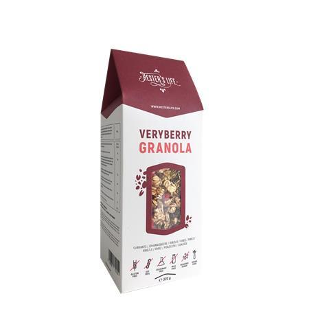 HESTERS LIFE Granola, 320 g, HESTER`S LIFE "Veryberry", ríbezľová