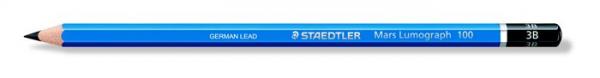 Grafitová ceruzka, 3B, šesťhranná, STAEDTLER "Mars Lumograph"