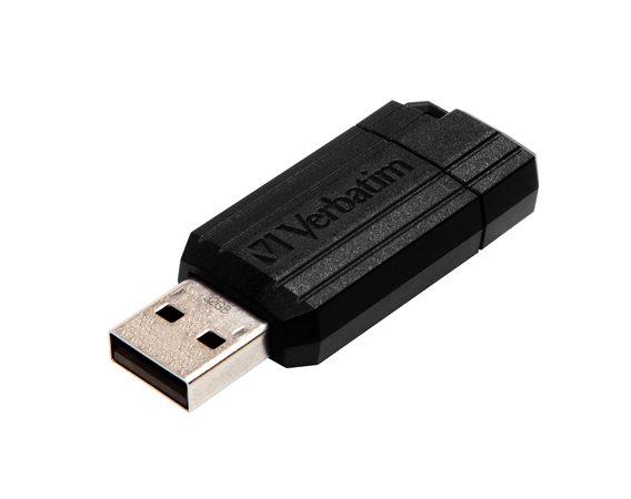 VERBATIM USB drive 32 GB Pin Stripe 11/8 MB/sec, ochrana heslom