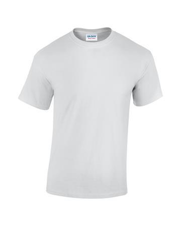 . Tričko, pánske, okrúhly výstrih 100% bavlna, veľkosť S "Gildan", biele