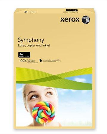 Kancelársky papier, farebný, A4, 160 g, XEROX "Symphony", maslový (stredný)