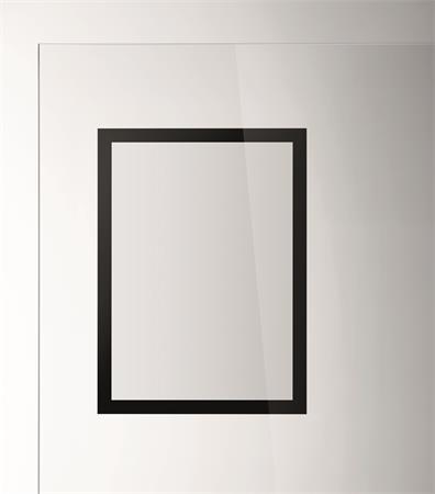 Informačný panel, A4, so statickým priľnutím, DURABLE "DURAFRAME® SUN", čierna