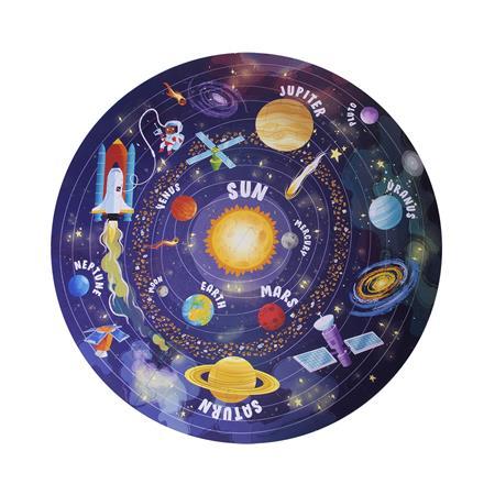 Puzzle, okrúhle, 48 ks, APLI Kids "Circular Puzzle", hviezdna sústava