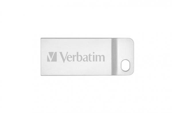 USB kľúč, 64GB, USB 2.0,  VERBATIM "Executive Metal", strieborná