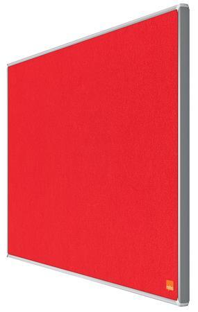 Textilná tabuľa, širokouhlá,40"/89x50cm, hliníkový rám, NOBO "Impression Pro", červená