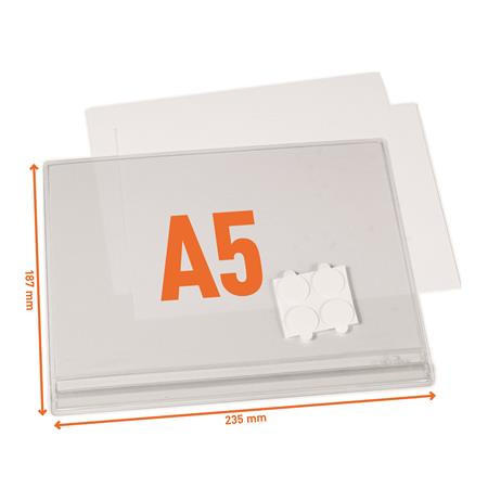 Informačné vrecko, vodeodolné, samolepiace, A5, DURABLE 2