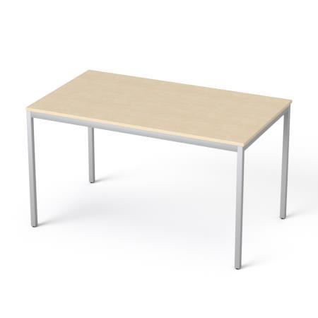 Stôl, s kovovými nohami, 75x130cm, MAYAH "Freedom SV-38", javor