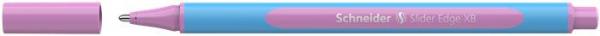 Guľôčkové pero 0,7 mm, s vrchnákom, SCHNEIDER "Slider Edge XB Pastel", fialová