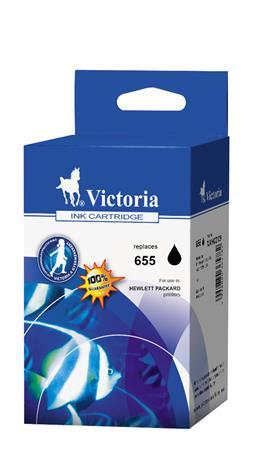 655 náplň, k tlačiarňam Deskjet Ink Advantage 3520 , VICTORIA čierna, 18 ml