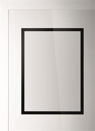 Informačný panel, A3, so statickým priľnutím, DURABLE "DURAFRAME® SUN", čierna