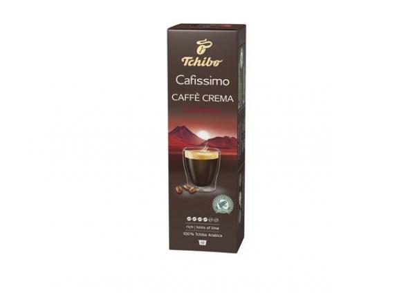 Kávové kapsuly, 10 ks, TCHIBO "Cafissimo Caffé Crema Colombia"
