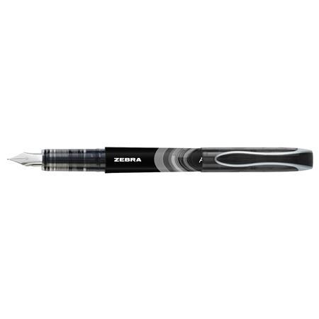 Plniace pero, 0,6 mm, ZEBRA, čierna