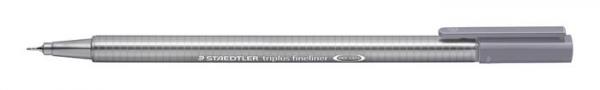 Liner, 0,3mm, STAEDTLER "Triplus", šedá