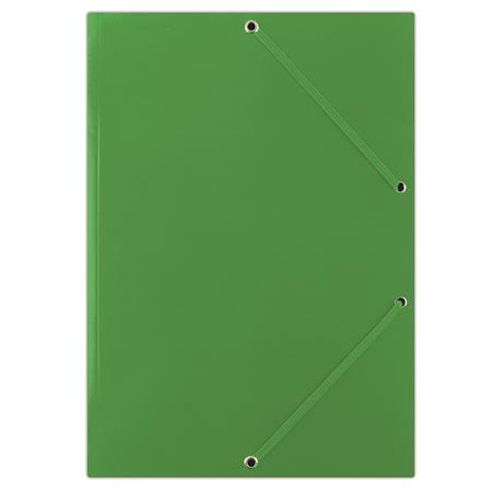 Doska s gumičkou, kartónová, A4, DONAU "Standard", zelená