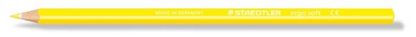 Farebná ceruzka, trojhranný tvar, STAEDTLER "Ergo Soft", žltá