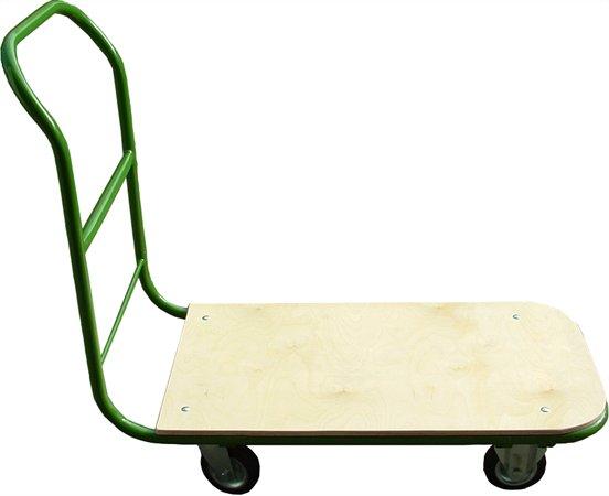 . Prepravný vozík, ručný, nosnosť: 200 kg, zelený/hnedý