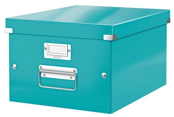 Škatuľa, rozmer A4, LEITZ "Click&Store", ľadovo modrá