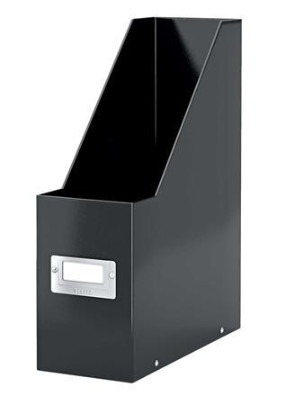 Zakladač, PP/kartón, 95 mm, LEITZ "Click&Store", čierna