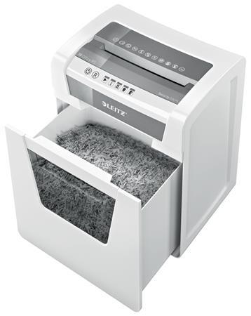 Skartovací stroj, mikrokonfety, 10 listov, LEITZ "IQ Office P5"