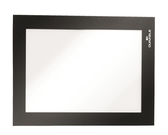 Informačný panel, A6, magnetický, DURABLE "DURAFRAME MAGNETIC", čierna