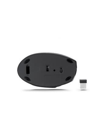 Myš, bezdrôtová, vertikálna, USB, URBAN FACTORY "Ergo Next", čierna