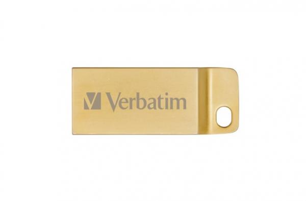 USB kľúč, 64GB, USB 3.0,  VERBATIM "Executive Metal", zlatá