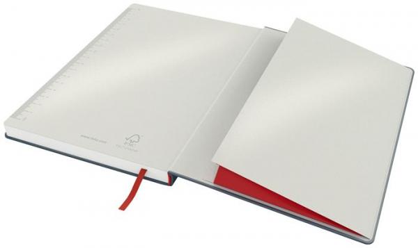 Záznamová kniha, B5, linajková, 80 listov, tvrdá obálka, LEITZ "Cosy Soft Touch", matná si