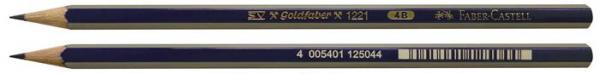 Grafitová ceruzka, 4B, šesťhranná, FABER-CASTELL "Goldfaber"
