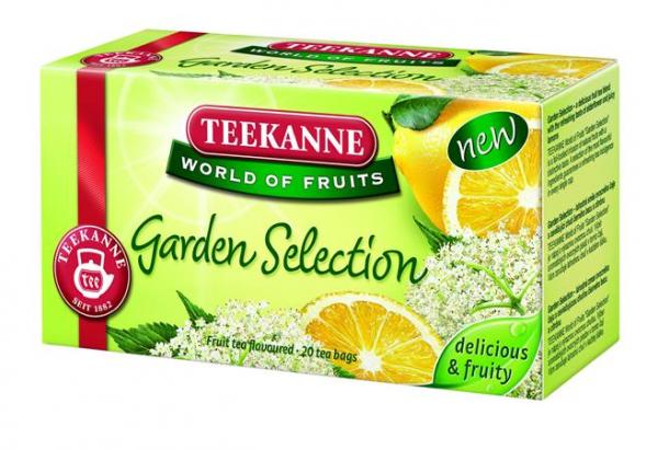 Ovocný čaj, 20x2,25 g, TEEKANNE "Garden Selection", baza-citrón