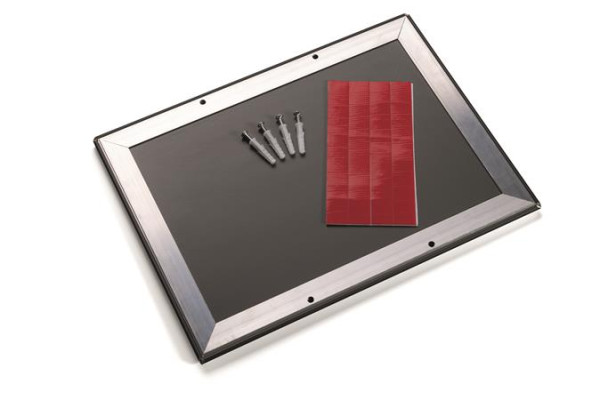 Plagátová tabuľa, nástenná, A4, hliníkový rám, DURABLE, čierna 8