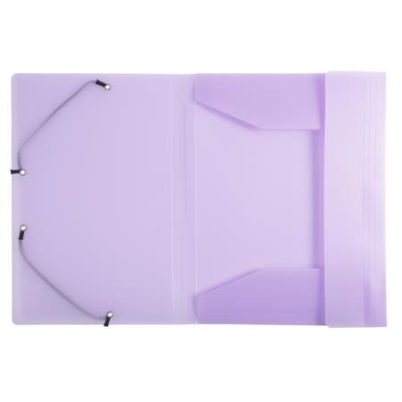 Doska s gumičkou, PP, A4, EXACOMPTA "Chromaline Pastel", fialová 2