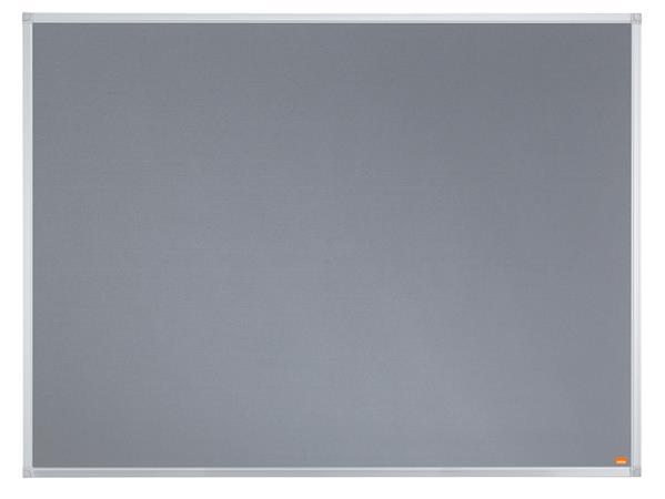 Odkazová tabuľa, hliníkový rám, 120x90 cm, NOBO "Essential", sivá