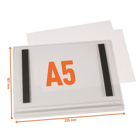 Informačné vrecko, vodeodolné, magnetické, A5, DURABLE 2