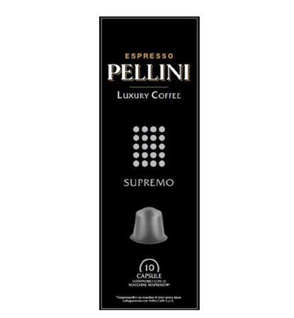 Kávové kapsuly, do kávovarov Nespresso®, 10 ks, PELLINI "Supremo"