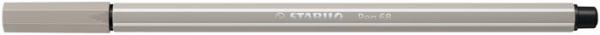 Popisovač, 1 mm, STABILO "Pen 68", teplý sivý