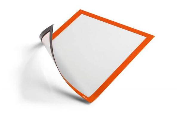 Informačný panel, A4, magnetický, DURABLE "DURAFRAME® MAGNETIC", oranžová 1