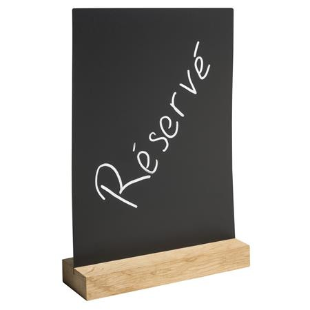 EXACOMPTA Tabuľa popisovateľná kriedou, vertikálna, A4, menu, čierna 3