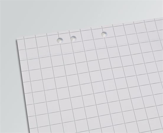 Flipchartový papier, s tabuľkami, 68x98 cm, 5x20 listov, SIGEL