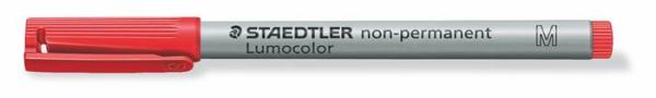 Nepermanentný popisovač, OHP, 1 mm, STAEDTLER "Lumocolor® 315 M", červená 1