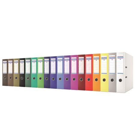 Pákový šanón, 75 mm, A4, PP/kartón, DONAU "Rainbow", svetlomodrý