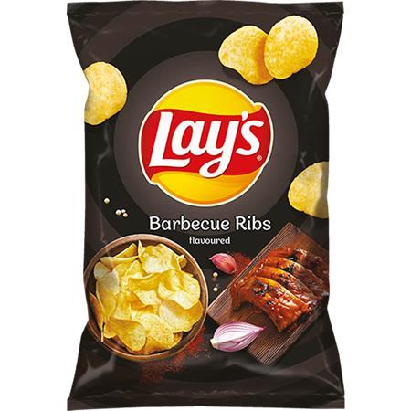 Chipsy, 60 g, LAYS, BBQ rebierka 1