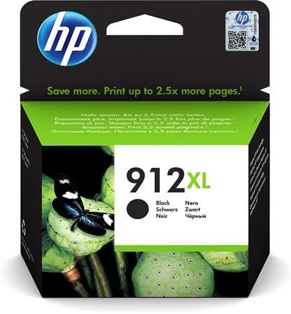 3YL84AE náplň do Officejet 8023 All-in-One tlačiarní, HP 912XL, čierna, 825 strán