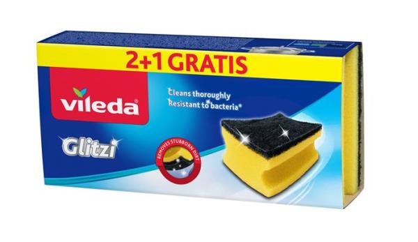 Drôtenka, 2+1 ks, antibakteriálna, VILEDA "Glitzi" 1