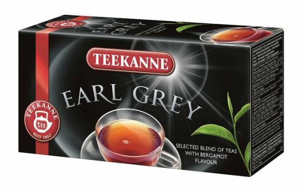 Čierny čaj, 20x1,65 g, TEEKANNE, "Earl grey"