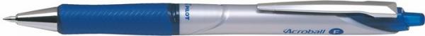 Guľôčkové pero, 0,25 mm, kovový klip, PILOT "Acroball", modrá