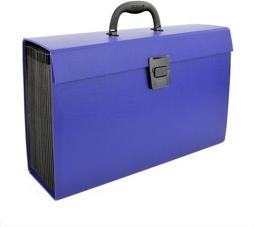 Harmoniková taška, 19 priehradiek, RAPESCO, modrá