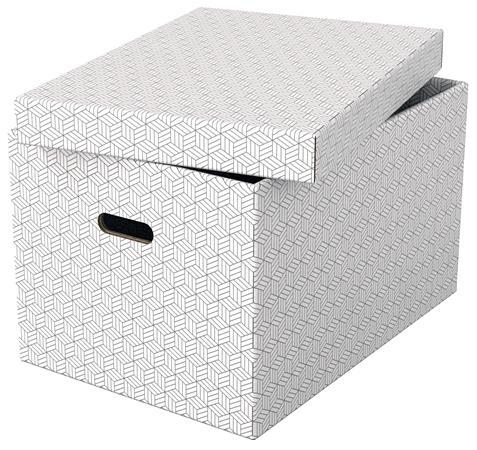 Úložný box, veľkosť L, ESSELTE "Home", biela