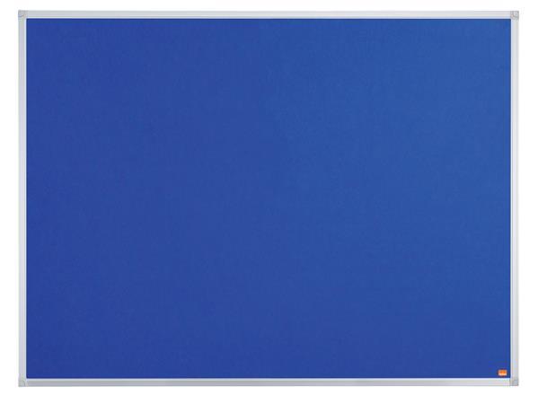 Odkazová tabuľa, hliníkový rám, 120x90 cm, NOBO "Essential", modrá