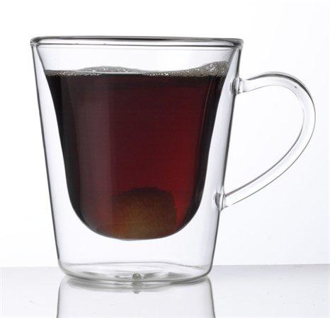 . Kávová-čajová šálka, dvojstenné sklo, 29,5 cl, 2 ks, "Thermo"