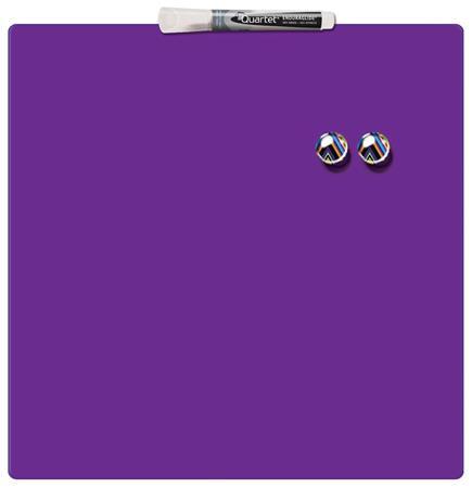 Odkazová tabuľa, magnetická, popisovateľná, 36x36 cm, REXEL, fialová